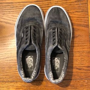 Grey Paisley Detail Vans